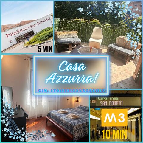 Accommodation with terrace-M3-Ospedale-Eni