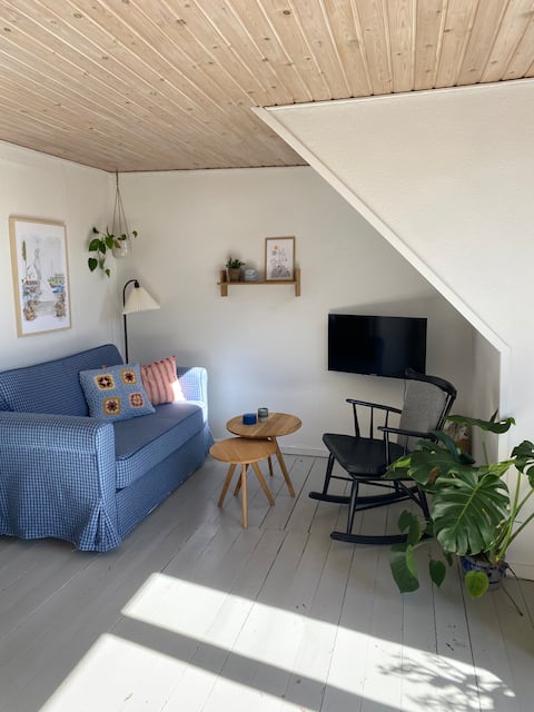 Top performing Airbnb: Cozy apartment with balcony by the harbor in Sæby in Frederikshavn