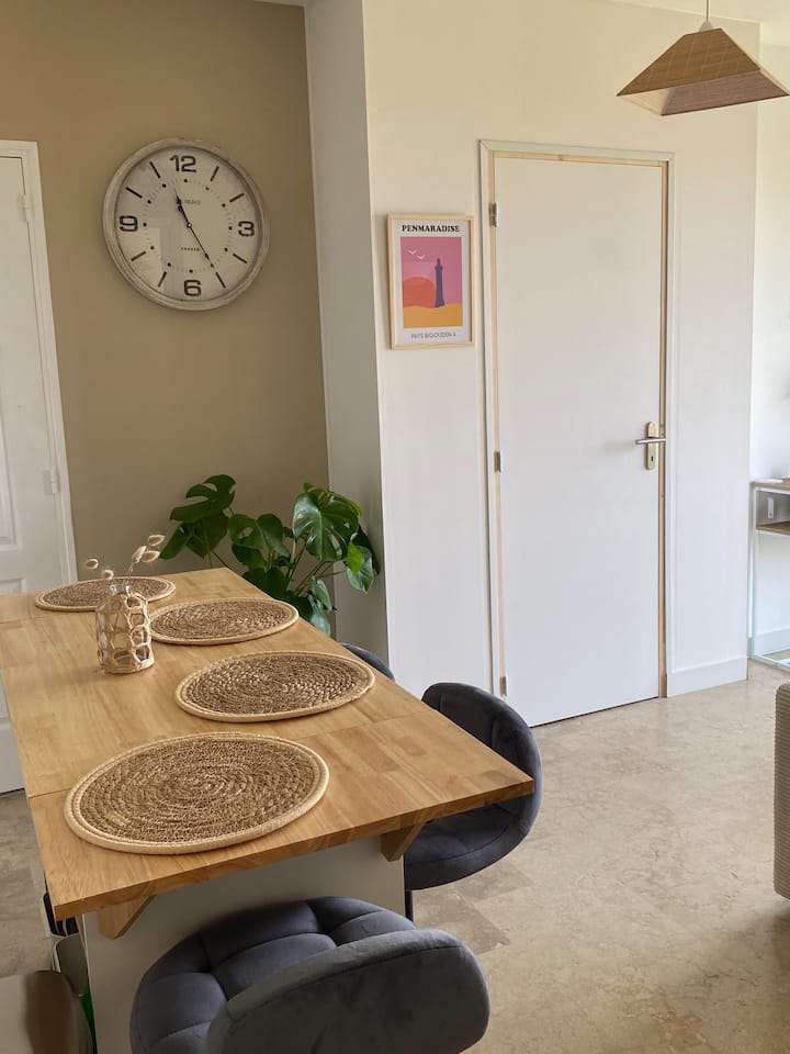 Appartement T2 Vue Mer Avec Piscine Chauffée - Bretagne