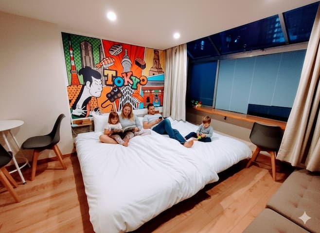 shinjuku area 40m2 5beds max6/Hokusai Tokyo!