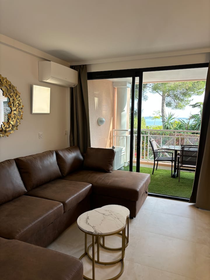 Appartement Climatisé Et Terrasse Vue Mer - French Riviera