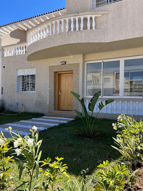 Superb seafront villa.