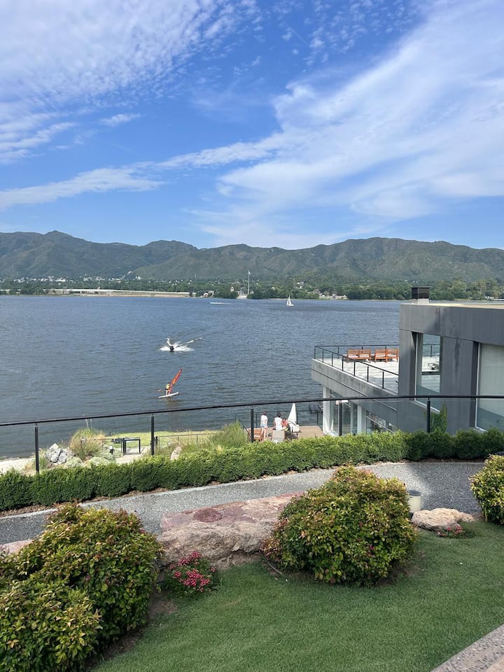 apartment with a lake view