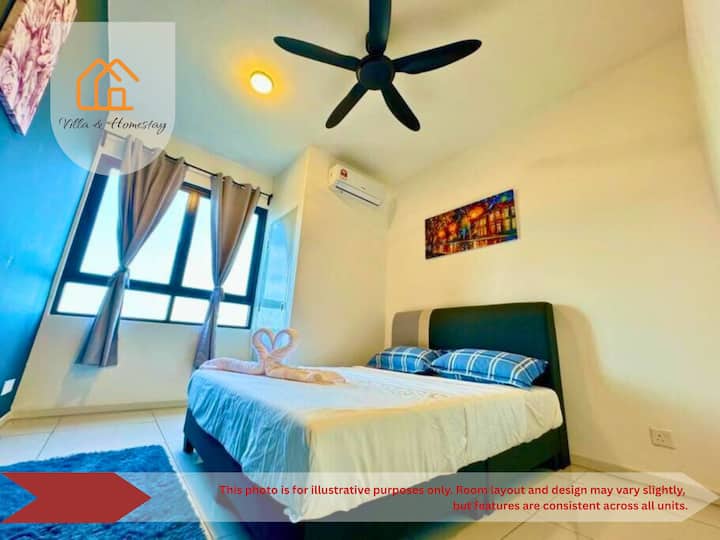 Horizon Suites Klia Haven  1br - Wifi - Sepang