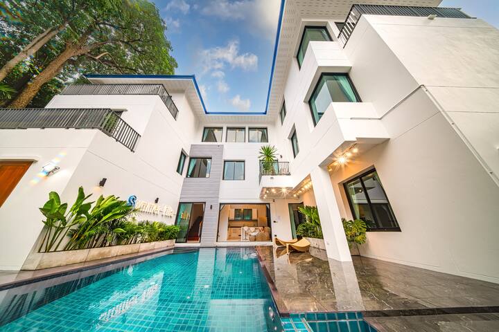 曼谷市中心｜豪华独栋泳池别墅7卧｜BTs Phrom Phong | Emquartier｜Nana gallery image 2