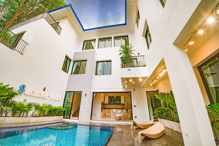 曼谷市中心｜豪华独栋泳池别墅7卧｜BTs Phrom Phong | Emquartier｜Nana gallery image 5