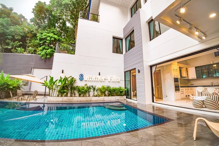 曼谷市中心｜豪华独栋泳池别墅7卧｜BTs Phrom Phong | Emquartier｜Nana gallery image 3