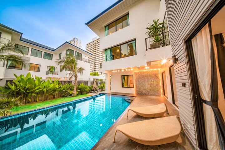 曼谷市中心独栋泳池别墅市BtsPhrom phong 7卧7卫Emquartier gallery image 2