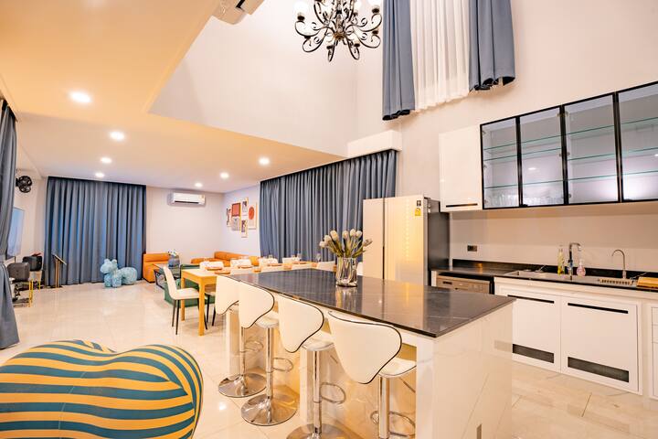 曼谷市中心独栋泳池别墅市BtsPhrom phong 7卧7卫Emquartier gallery image 4