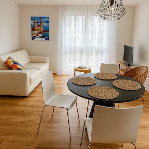 Modern Luxury Apartment Near Airport & Zurich City