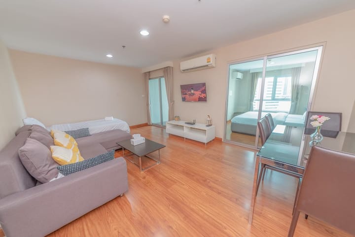 Lovely1bedroom2beds/pools/200m. To Mrt/city Center - Bangkok