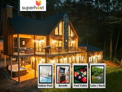 NEW~Indoor Pool & Hot Tub~Game RM~Near Wisp~Dock!