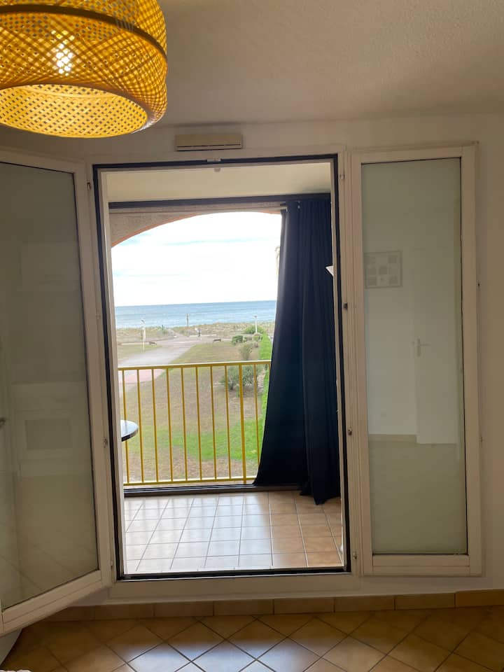Vue Mer Et Accès Direct Plage - Le Barcarès