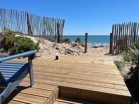 Beachfront Bohemian Cabin