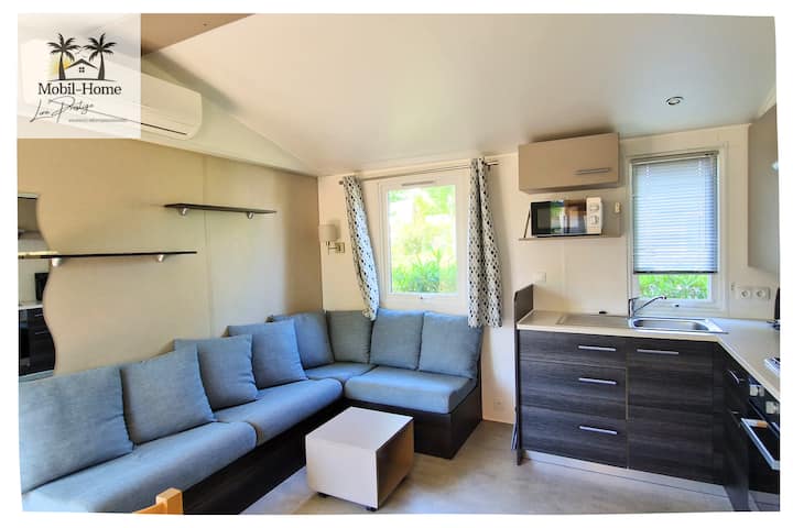 Aux Sables Du Midi - Mobilhome Chez Léon 4/6pers - Valras-Plage