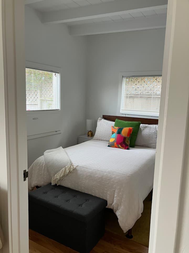 Double bed-Zuni mattress.