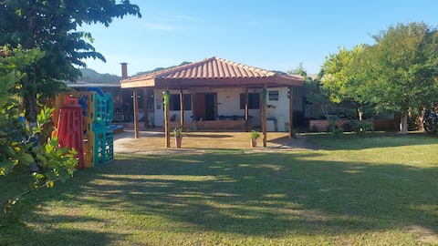 Sunny country house, Azeite river near waterfalls
