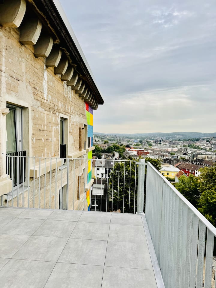 Luxus Penthouse - Zentral U. Modern Mit Aussicht - Wuppertal