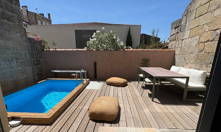 Maison Bordelaise Avec Piscine 4 Chambres - Bordéus