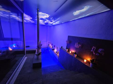 Luxury apartment with indoor pool