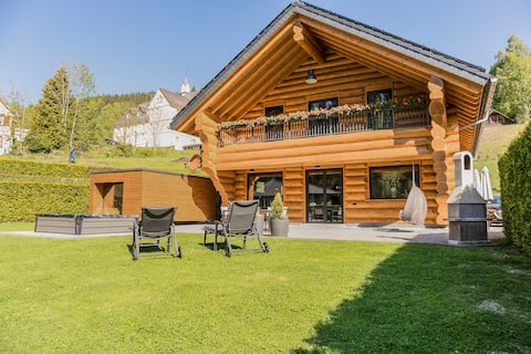 Luxury Log Cabin Black Forest Sauna & Hot Tub (1)