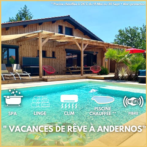 Villa Pins&Spa Pool Jacuzzi Petanque Ping-pong