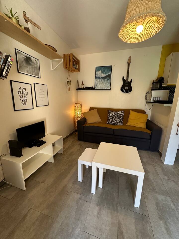 Studio Cosy : Piscine, Terrasse, Golf, Lac, Océan - Lacanau Océan