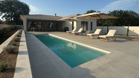 Modern villa with pool
