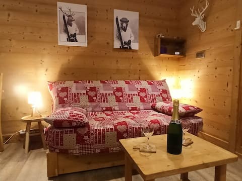 Propriété Airbnb réussie: Le Cocon des Carroz, resort center, 4 pers à Arâches La Frasse