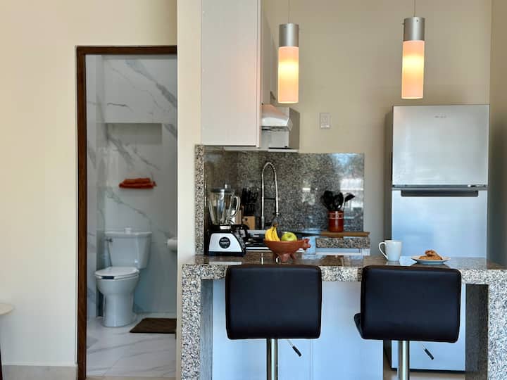 Penthouse W/ Balcony · Kitchen + Laundry · Pv - Puerto Vallarta