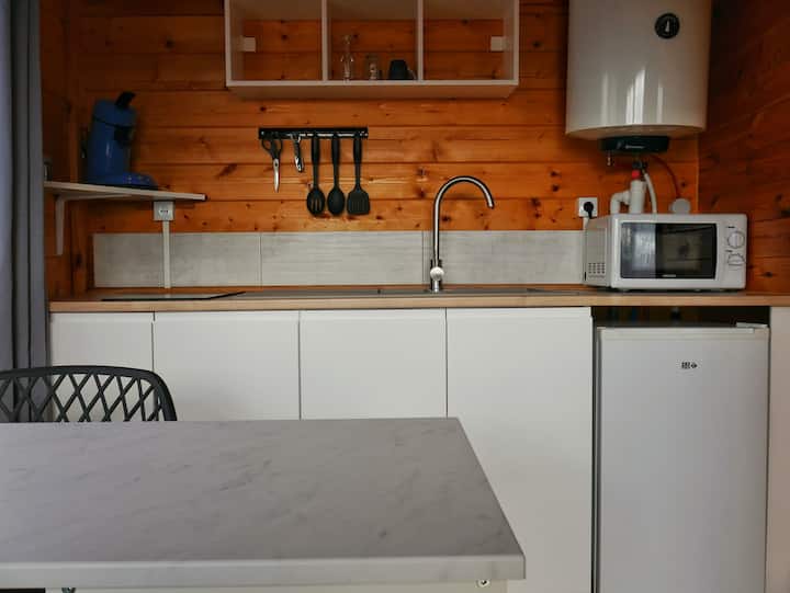 Petit Chalet Avec Sauna, Vue Alpes, Clim & Fibre - Annonay