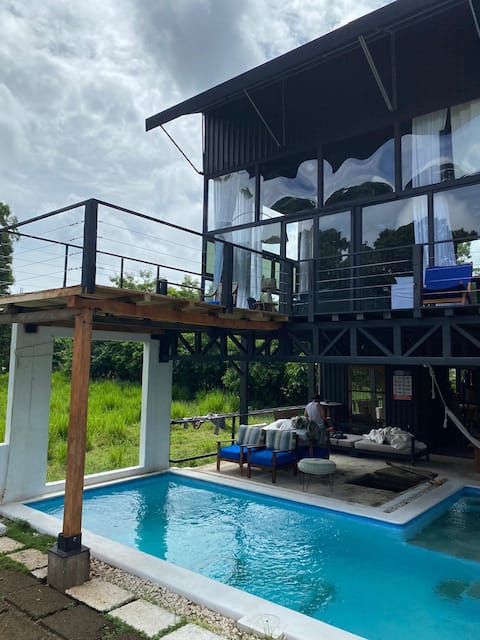 Comfortable apartment with a pool.