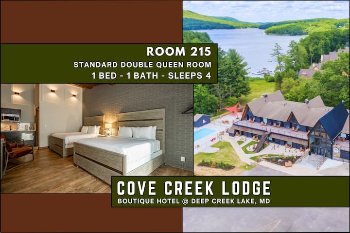 Cove Creek Lodge: 215 Standard Double Queen Room - 오클랜드