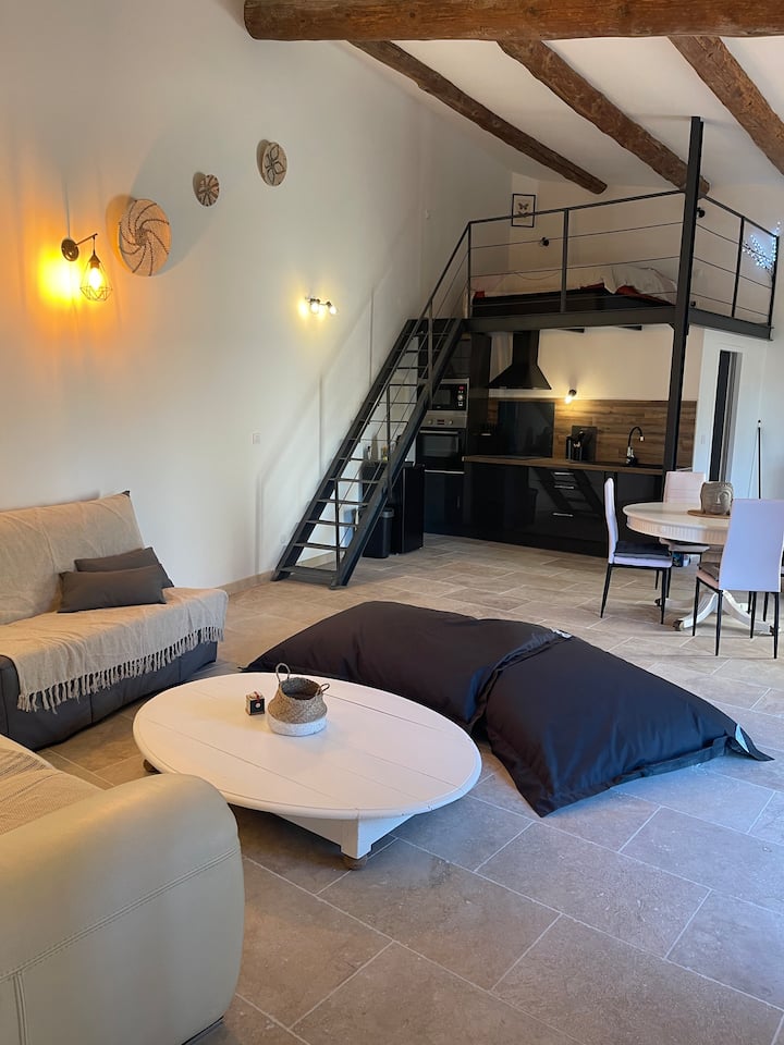Appartement Loft Cosy «Le Cévennes&nbsp;» - Montpezat