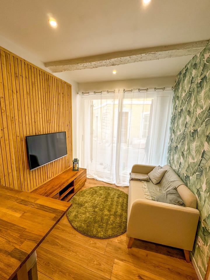 Logement Entier : Le Spa Des Voutes Jacuzzi/cinéma - Nans-les-Pins