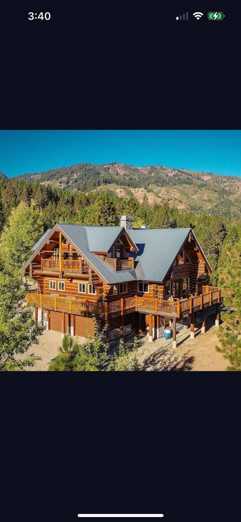 One of a kind cedar log cabin!