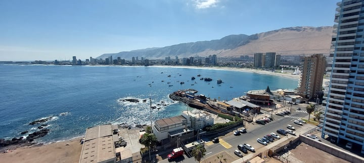 Vista Al Mar Piso 16 | 3d/2b Para 6–7 Con Parking - Iquique