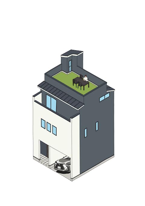 NRH / GR8 L/ 9 PPR/ 107 sqm / PK/ Sannomiya 9min