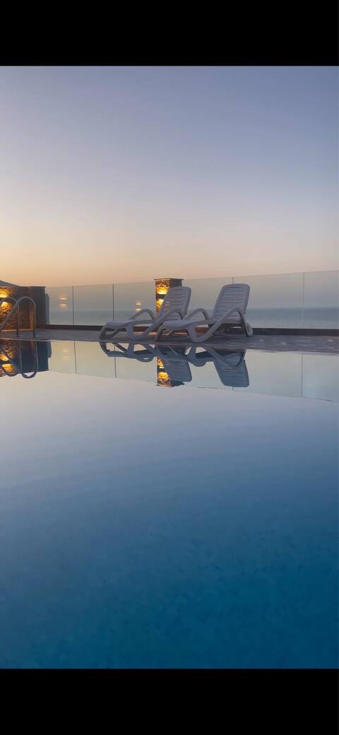 Villa with heated pool the BLUE PATIO
