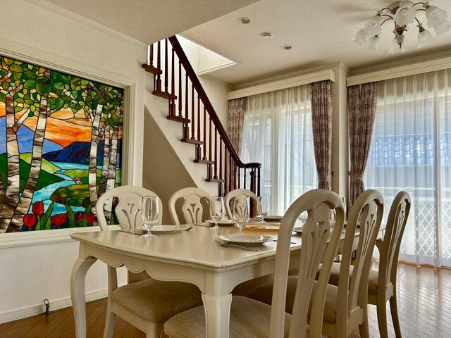 【ロングステイ】JR駒込駅まで徒歩9分／103平米／ステンドグラス／戸建て／3LDK／7beds gallery image 3