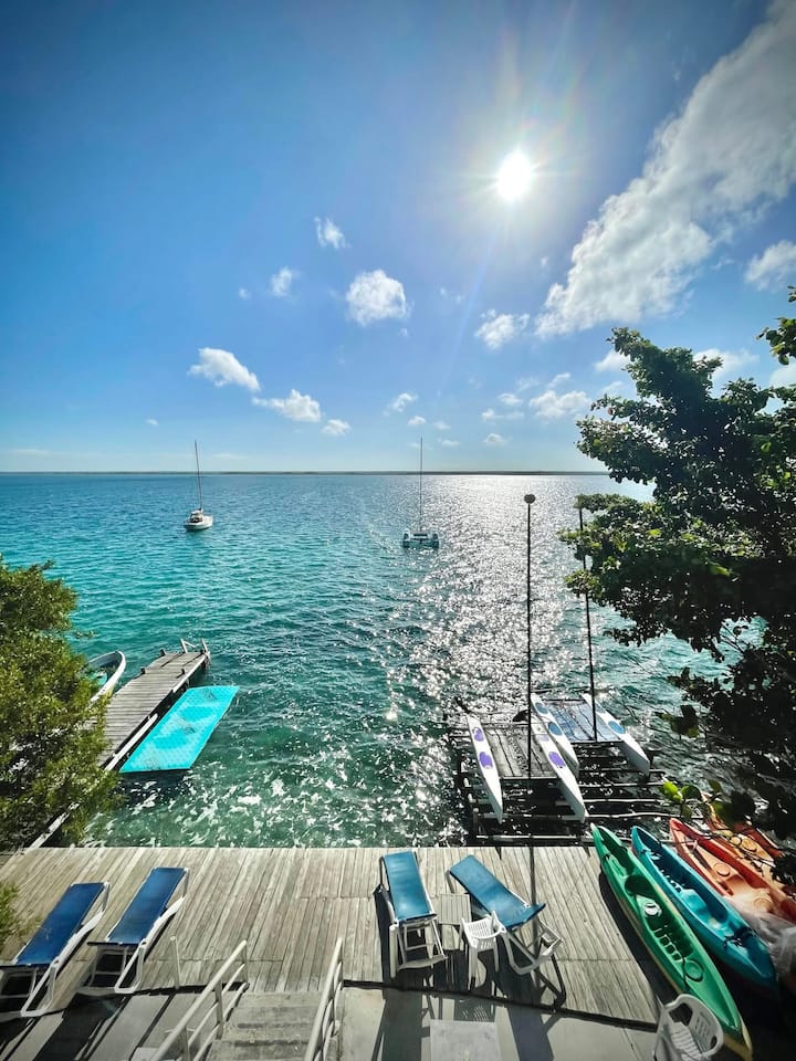 Refugio Natural Para Familias. Club De Playa Grati - Bacalar