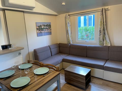 Top Airbnb: Bassin d'Arcachon Mobile home 6 people à Lège Cap Ferret