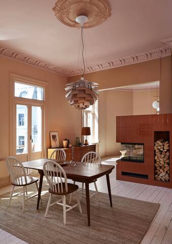 Unique bright design apartment, central