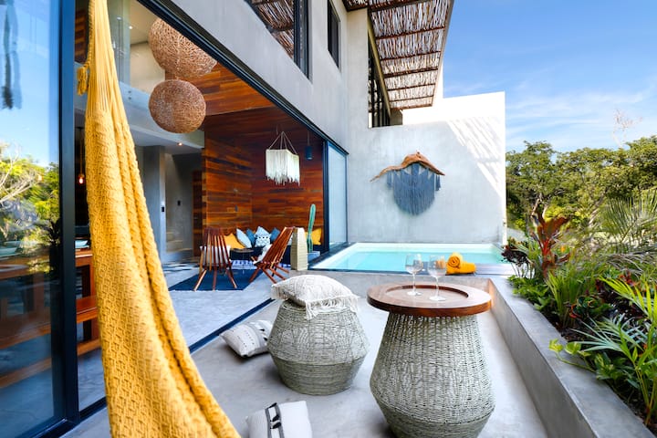 Boheme Chic | Designer Ph + 2 Pvt Pools + 5 Br - Tulum