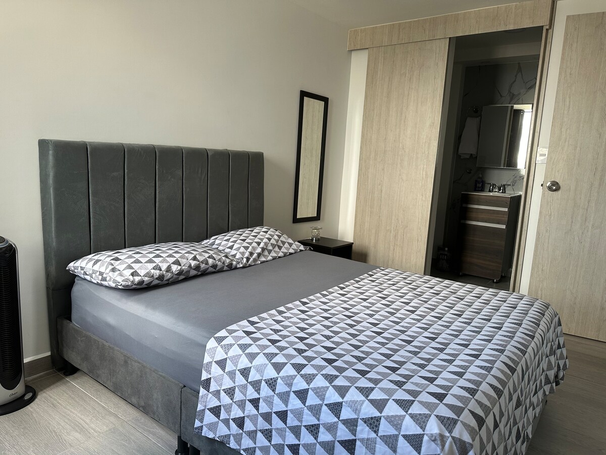 غرفة نوم مزدوجة مريحة 