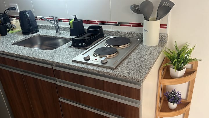 Apartamento novo de 1 dormitório em Constitución