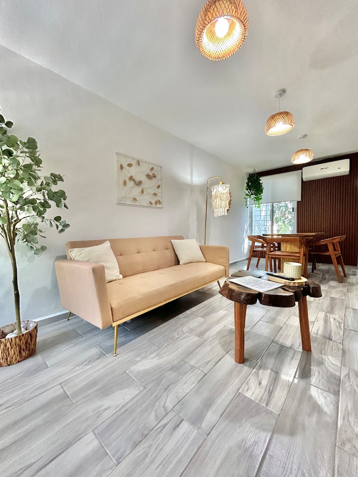 Departamento Completo Céntrico En Cancún - Cancún