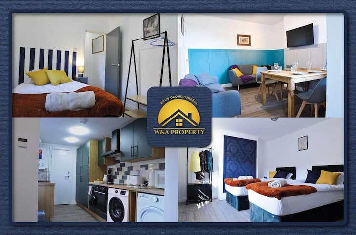 7 Guests 2 Showers Kettering  Fast Wifi  Parking - Kettering, UK