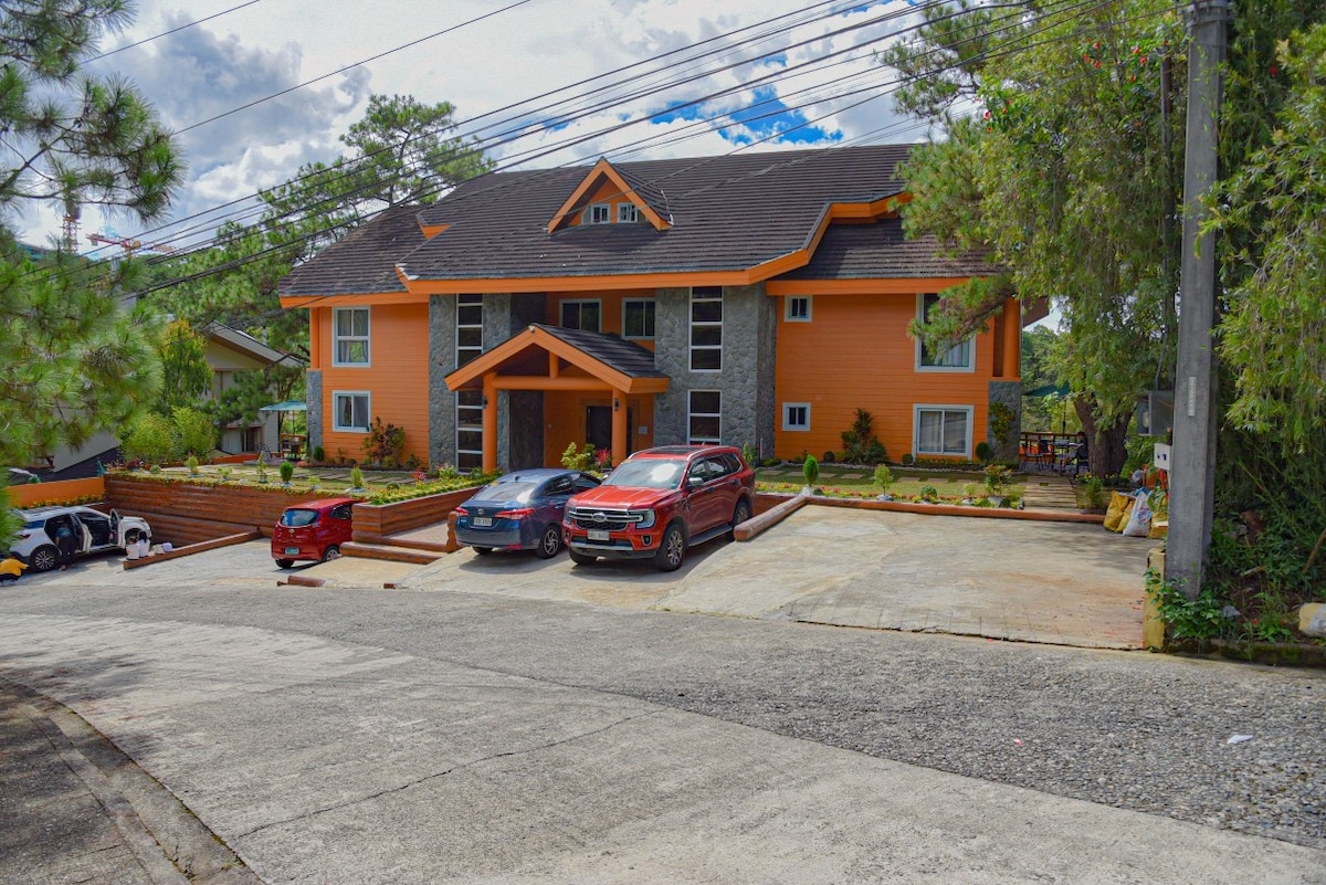 Orange House B in Baguio is one of the best Airbnb stays in the Philippines perfect this Halloween