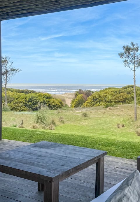 House in Costa Esmeralda on the seafront